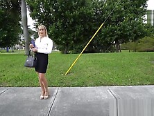 Naughty Big Tit Teacher Got Picked Up