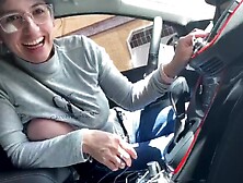 Car Boobs And Pussy Flash