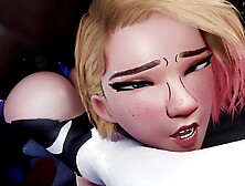 Spider Gwen Stacy BBC Hard Sex Animation