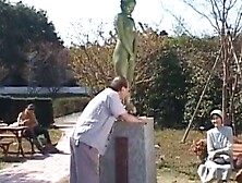 Free jav of Crazy Japanese bronze statue part6