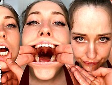 POINT OF VIEW Mouth & Throat Inspection | Eye Contact & Spit | Clover Fae