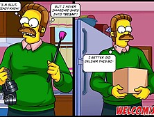 Sadomasochistic screw with the square neighbour! The Simpsons porn anime!