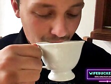 It was a rainy day and we got lascivious at breakfast, so I screwed my plumpy Lalin girl mother I'd like to fuck right on the ta