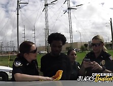 Three Female Police Officers Arrested A Black Guy.