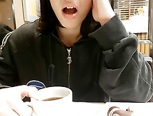 Public cumming for my friend with lovense lush controlled by my phone - Unlimited Climax