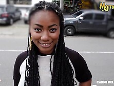 MAMACITAZ - #Morelia Mazo - Large Butt Black Latin babe Teen Coarse Sex With Porn Agent