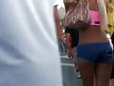 Peeping for ass in Jeans,  Pants and Spande