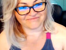 Bbw Blonde Mature On Webcam