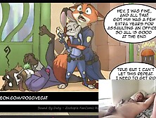 Yiff Comic Dub: Fastened by Duty (zootopia,  nick wilde,  judy hopps)