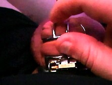 Sub Leaking After Only 7 Out Of 14 Days Locked In Chastity