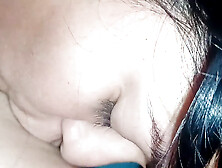 nipple licking to my man before a rough wet and messy bj in point of view