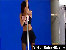 Monica Scott Pole Striptease