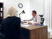 LOAN4K.  Blonde whore is having a rough anal fuck for a loan
