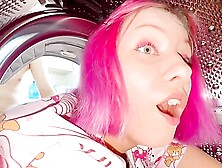Vasya Sylvia - Stepsister Got Stuck In The Washing Machine And Got Fucked