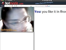 Crazy couple have sex in Omegle chat