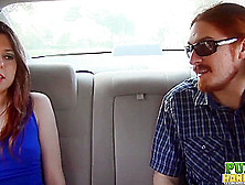 Cassidy Bliss Gives A Hand-Job In The Back Seat Of A Car - Public Handjobs