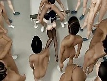 Gangbang Hentai com uma freira muito safada e muitos médicos