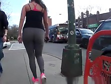 Sporty Chick Big Cameltoe And Ass