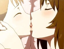 Anime babes with huge milky tits