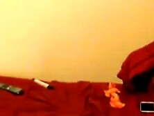 Ebony Amateur Niki Shows Her Big Ass on Webcam