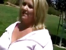 Lovely Sporty Bbw Blond Fat Ass Part 1