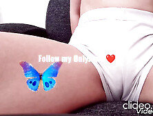 Horny neighbor shows cameltoe on webcam,  she needs a dick