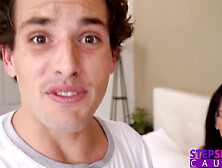 Lustful Mother Has A Passionate Threeway With Her Two Stepsons