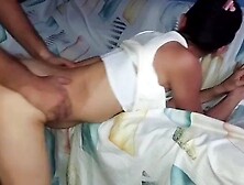 Older,  thin Venezuelan woman with saggy titties sells her snatch and gets drilled out of a cock rubber in Cúcuta