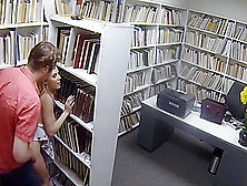 College Freshmen Fuck In The Library