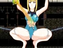 Samus Aran Squirt Game