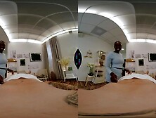 Ebony Black Gal Gives Afro Massage - Concupiscent Wicked Zaawaadi Glad Ending Sex VR 360 Porn