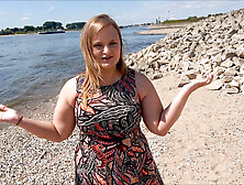 Hot German Teen Lina Mila Gets Creampied by Stranger in Outdoor Doggystyle Fuck