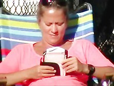 Relaxing in the park (Crotch Shots)