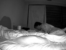 Cumming in beautiful escort next to sleeping wife