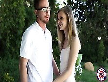 Sexy Petite Rachel James Fucks Her Boyfriend Outdoor And Gets Creampied