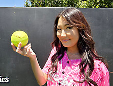 Asian Jade Spreads and Fucks Stepdad