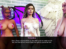 Angel and Demon by Saint - Stepsisters Having a Dirty Talk on the Shower 7