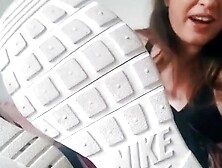 My Sweaty Sneakers After Sports: Orgasm Ruin.  I'm Back From the Gym,  My Good Little Minion.