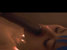 REAL LIFE HENTAI - Chick With Blue Hair Fucked By Alien Monster