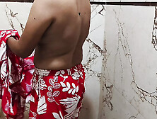 Sexy girl taking a bath