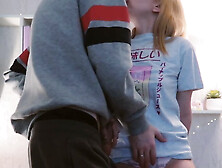 Licked teen sister's pussy and fucked her asshole