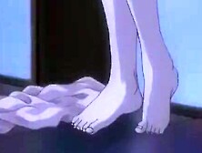 Full bosomed anime girl is getting her puss nailed hard