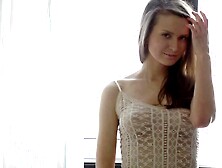 All Natural Sweetie Janna Rides Her Tight Cooch With A Toy!