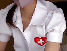 Kinky Asian nurse teasing her patient and peeing all over him