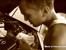 mechanic gets what he whats: Blowjob,  Doggy & Big Ass Porn