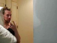 Dude fucking petite tattooed brunette in bed