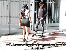 Beautiful big ass Latina riding on her stepdad's cock - Porn in English