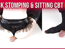 Stomping Balls - Cockcrush Full Weight Stomping Cock & Balls Sitting Pov Era