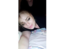 Mimsy smokes in the tub and also gets a good