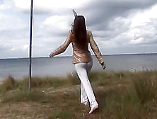 Seducing teenage harlot Anastasia Petrova out of the house (18+)